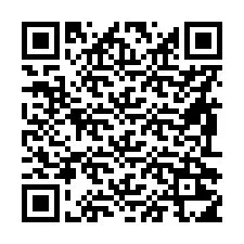 QR Code pour le numéro de téléphone +56992215263