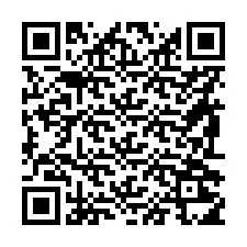 Codice QR per il numero di telefono +56992215371