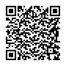 Código QR para número de teléfono +56992224172