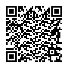 Codice QR per il numero di telefono +56992224427