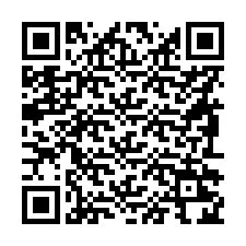 Código QR para número de telefone +56992224458