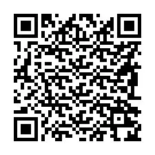 QR Code pour le numéro de téléphone +56992224634