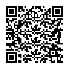 QR Code pour le numéro de téléphone +56992269785