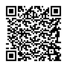 Código QR para número de teléfono +56992285640