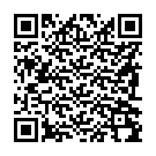 Codice QR per il numero di telefono +56992294334