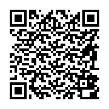 Codice QR per il numero di telefono +56992800853