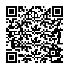 QR kód a telefonszámhoz +56992803654