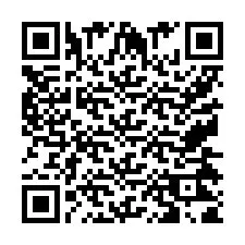 Codice QR per il numero di telefono +5717421887