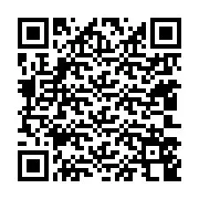 QR-koodi puhelinnumerolle +61403548604