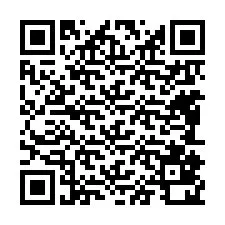 Código QR para número de teléfono +61481820786