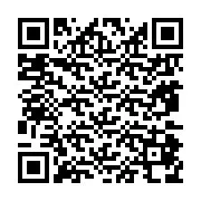 Código QR para número de teléfono +61870878012