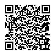 Codice QR per il numero di telefono +61872863001