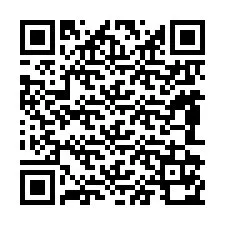 Codice QR per il numero di telefono +61882170000