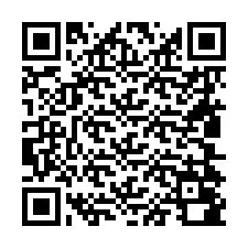 Código QR para número de telefone +66804080424