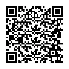 QR-код для номера телефона +66804266574