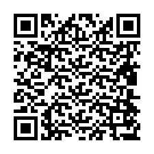 QR код за телефонен номер +66804577252