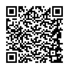 Código QR para número de teléfono +66848743871