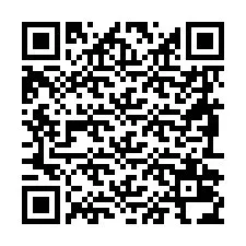 Kode QR untuk nomor Telepon +66992034548