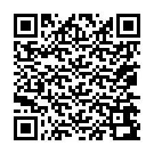 Código QR para número de teléfono +67075692869