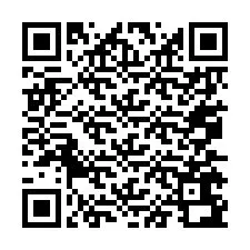 Código QR para número de teléfono +67075692973