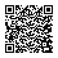 Código QR para número de teléfono +67075693593