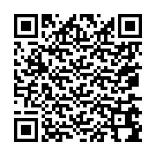 Código QR para número de telefone +67075694018