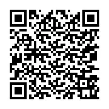 Codice QR per il numero di telefono +67077561094