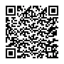 Código QR para número de telefone +67077561109