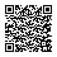 Codice QR per il numero di telefono +67077561122