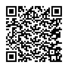 Código QR para número de teléfono +67077561123