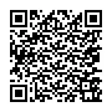 Código QR para número de teléfono +67077561136