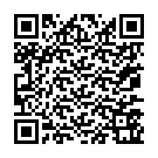 Código QR para número de teléfono +67077561141