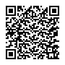 Codice QR per il numero di telefono +67077561154