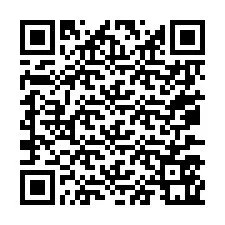 Código QR para número de teléfono +67077561158