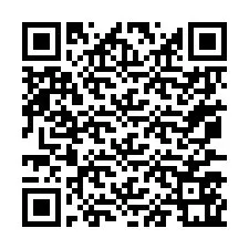 Código QR para número de teléfono +67077561161