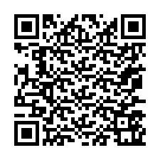 QR Code สำหรับหมายเลขโทรศัพท์ +67077561165