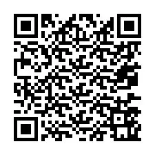 QR-code voor telefoonnummer +67077561207