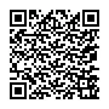 QR код за телефонен номер +67077561214