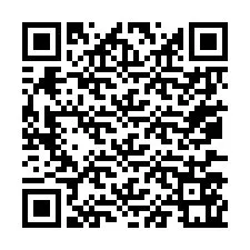 QR-код для номера телефона +67077561219