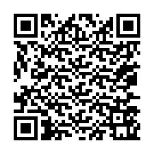 QR код за телефонен номер +67077561229