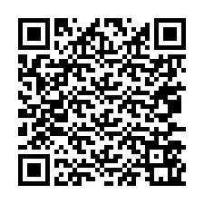 Código QR para número de telefone +67077561232