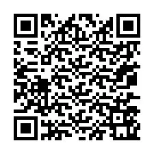 QR kód a telefonszámhoz +67077561245