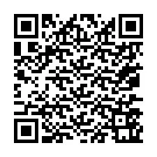 QR Code สำหรับหมายเลขโทรศัพท์ +67077561249