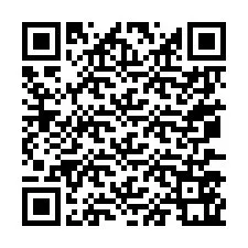 Kod QR dla numeru telefonu +67077561254