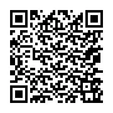 QR Code สำหรับหมายเลขโทรศัพท์ +67077561265