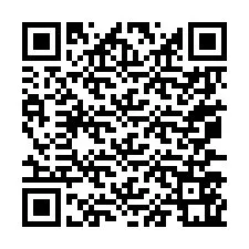 QR Code สำหรับหมายเลขโทรศัพท์ +67077561274