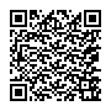 Código QR para número de teléfono +67077561278