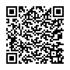 QR kód a telefonszámhoz +67077561280