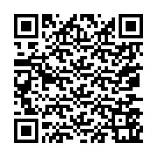 Codice QR per il numero di telefono +67077561288