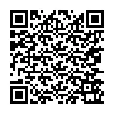 電話番号のQRコード +67077561292